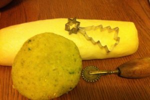 Biscuiti cu fistic si martipan