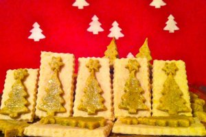 Biscuiti cu fistic si martipan