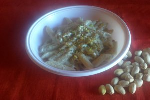 Paste cu pesto de fistic si smantana