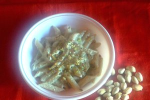 Paste cu pesto de fistic si smantana
