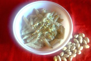Paste cu pesto de fistic si smantana