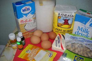 Prajitura cu crema de fistic