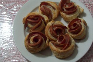 Trandafiri din foietaj