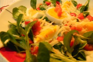 Salata de valeriana cu oua
