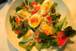Salata de valeriana cu oua