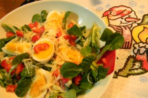Salata de valeriana cu oua