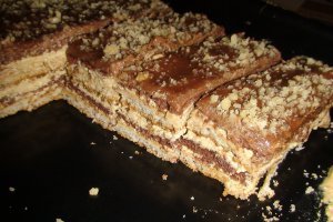 Prajitura cu nuca si crema Inka