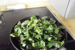 Somon cu garnitura verde