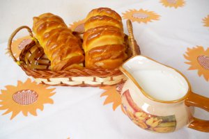 Spirală şi minibaghete cu brânză dulce de vaci