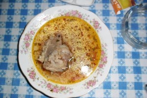 Ciorba de oase de porc