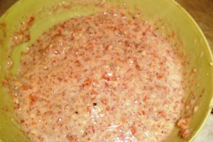 Crumble cu dulceata de gutui si nuci