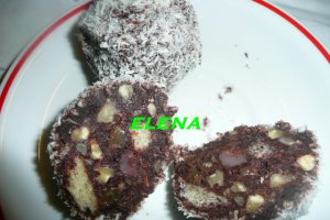 Cartofi din cozonac si crema de cacao