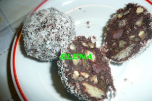 Cartofi din cozonac si crema de cacao
