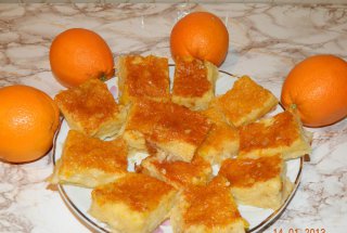 Placinta cu aroma de portocale