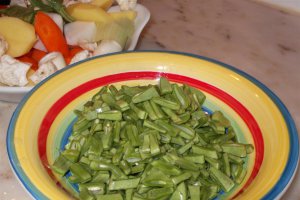 Supa crema de legume cu fasole verde
