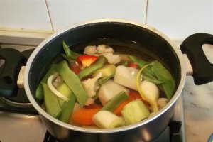 Supa crema de legume cu fasole verde