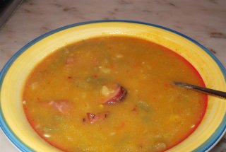 Supa crema de legume cu fasole verde