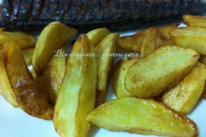 Scrumbie la grătar & Cartofi prăjiți