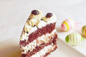 Tort cu fructe si frisca