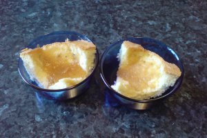 Desert cu mousse de ciocolata si scortisoara