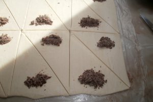 Croissant cu ciocolata