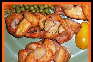 Piept de pui impletit