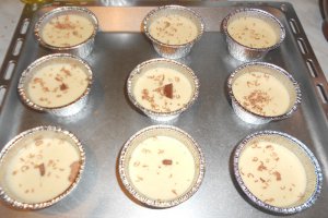 Briose de vanilie cu fulgi de ciocolata