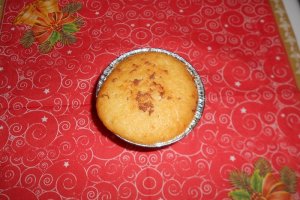 Briose de vanilie cu fulgi de ciocolata