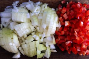 Hrișcă  cu legume și carne de porc (Grechka s myasom)