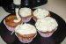 Brownie cupcakes cu capsuni si glazura de menta-3