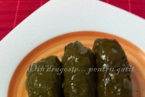 Sarmale de porc în frunză de viță - pentru Crăciun