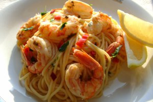 Spaghete cu creveti