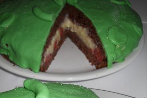 Tort cu budinca de vanilie