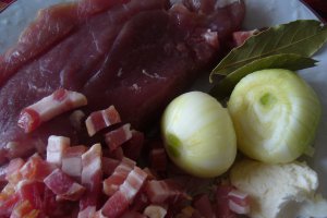 Ostropel de porc cu afumatura