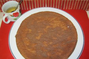 Tort spirala cu caramel si crema de vanilie