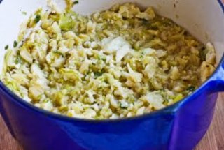 Piure de conopida si varza cu parmezan
