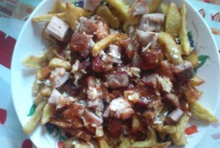Kebab la farfurie