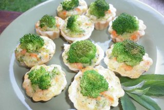 Mini tarte cu legume