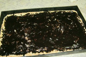 Prajitura cu nuca de cocos, ciocolata si crema de vanilie