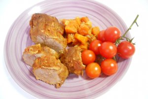 Pulpă de viţel cu legume înăbuşită la cuptor