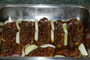 Piept de porc la cuptor