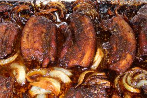 Piept de porc la cuptor