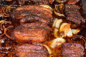 Piept de porc la cuptor