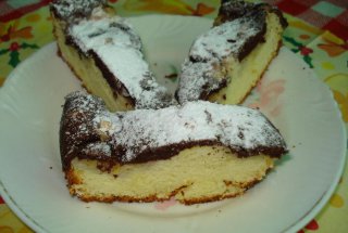Chec cu banana si nuca
