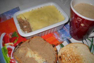 Pate de ficat cu cascaval