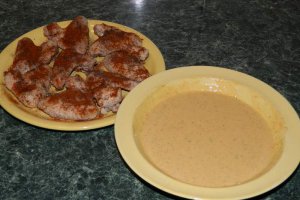 Aripi de pui pane