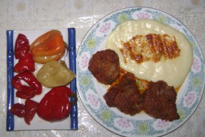 Pulpa de vitel la tava cu legume