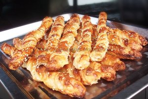 Spirale din foietaj cu branza