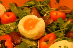 Salata "poloneza" cu rucola