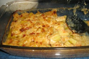 Porc in lapte cu cartofi